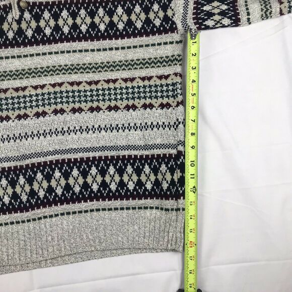 Vintage Peconic Bay Traders Men’sxLarge Thick Knit Cotton Grandpa‎ Sweater USA - Picture 7 of 9